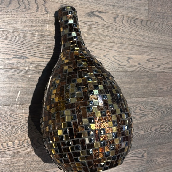 Vintage Mosaic Glass textured Vase - Picture 8 of 15